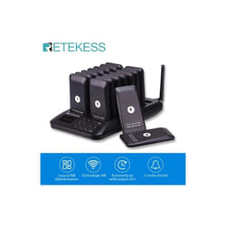 Bipeur Retekess TD157 - Restaurant Bar Fast Food Truck Dessous De Verres Buzzer Beeper Bipper Cloche d Appel 16 Téléavertisseurs