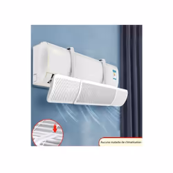 Pare-brise de climatisation Anti-soufflage Direct, coupe-vent universel mural, déflecteur de sortie d'air, Guide d'air froid  ...