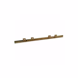 Crémaillère Nylon 6 Attaches Supérieures EA CRENYLS Crémaillère nylon avec noyau métallique. Module 4, 1 mètre, 28 x 20 mm, a ...