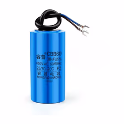 Condensateur de démarrage CBB60 450V Pompe à eau pour puzzles à moteur, 1 pièce CBB60, démarrage 450ylique, 18 UF machine à l ...
