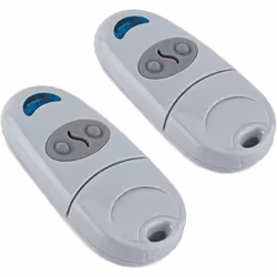Pack 2 Télécommandes Universelles Portail Garage Came Top 432NA Portative 433, Top432ee, 432, 432ev, 432, 432a, 432m, 432s, T ...