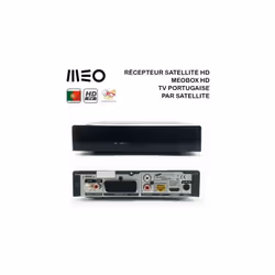 Récepteur Satellite HD MeoBox HD - Télévision Portugaise Par Satellite Récepteur Haute définition avec carte pour vous abonne ...