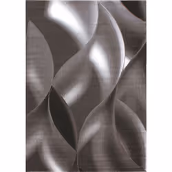 MIA - Tapis à vagues abstrait - Beige - Style: Abstrait - Motif: Graphiques - Forme: Rectangle - Couleur: Beige - Hauteur: 6m ...