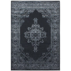 Tapis Salon Chambre Oriental Marocain Classique casa (Gris - 160x230cm)