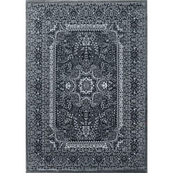 Marrakesh - Tapis Salon Chambre Oriental Marocain Classique (Gris - 160x230cm)