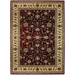 Tapis Salon Chambre Oriental Marocain Classique rabat (Rouge - 120x170cm)