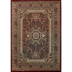 Marrakesh - Tapis Salon Chambre Oriental Marocain Classique (Rouge - 120x170cm)