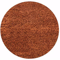 SHAGGY - Tapis Uni Rond - Terra