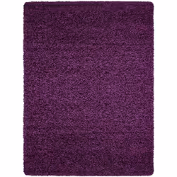 SHAGGY - Tapis Uni - Violet Tout doux et moelleux! Les tapis Shaggy ont un effet laineux qui apporte du charme à votre décora ...