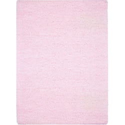Life - Tapis Shaggy Uni Poils Longs Tapis Salon Chambre Couloir (Rose - 80x150cm)
