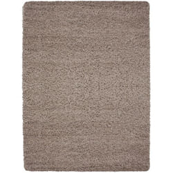 Life - Tapis Shaggy Uni Poils Longs Tapis Salon Chambre Couloir (Beige - 80x150cm)