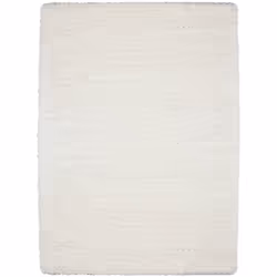 SHAGGY - Tapis Uni - Blanc Ivoire Tout doux et moelleux! Les tapis Shaggy ont un effet laineux qui apporte du charme à votre  ...