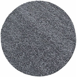 Life - Tapis Rond Shaggy Uni Poils Longs Tapis Salon Chambre (Anthracite - 200x200cm)
