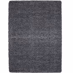 SHAGGY - Tapis Uni - Gris Tout doux et moelleux! Les tapis Shaggy ont un effet laineux qui apporte du charme à votre décorati ...