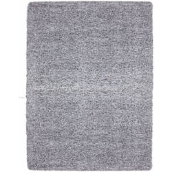 Life - Tapis Shaggy Uni Poils Longs Tapis Salon Chambre Couloir (Gris - 120x170cm)