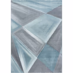 PASTEL - Tapis Géométrique Couleur pastel - Bleu & Gris Le tapis PASTEL donnera le ton à votre décoration. L'effet pastel des ...