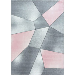 MARBRE - Tapis effet marbre (Rose - 200x290cm)