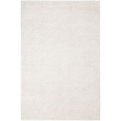 Tapis à Poils Longs doux SOFTY, Tapis de Salon, Chambre, Couloir (Blanc Crème - 60x110cm)