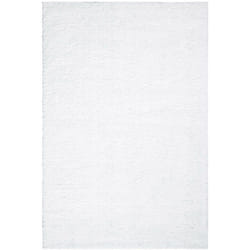 Tapis à Poils Longs doux SOFTY, Tapis de Salon, Chambre, Couloir (Blanc Neige - 230x320cm)