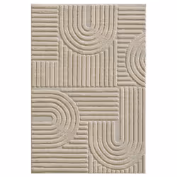 Tapis à relief Lena Beige 140x200cm