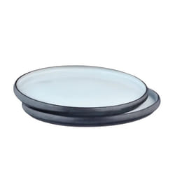 Björn - Plateaux de Service sur Table - Lot de 2 Plateaux en Onyx Noir de 33 cm pour Présentation Gourmet et Élégante