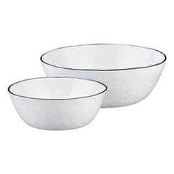 Björn GSB-PURB bol Saladier 1 L Rond Grès Blanc 2 pièce(s)