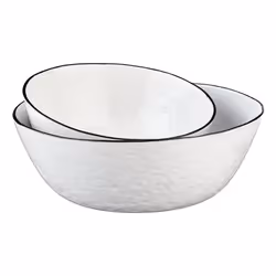 Björn GSB-PURB bol Saladier 1 L Rond Grès Blanc 2 pièce(s)