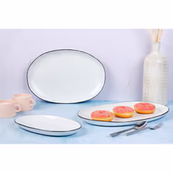 Björn GT-3POPURB assiette Assiette de service Rond Grès Blanc 3 pièce(s) - Vue supplémentaire 8
