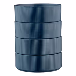 Björn BJ-LBSCMA bol Ensemble de bols 1 L Rond Grès Bleu 4 pièce(s)