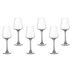 Björn Lot de 6 verres à pied - Verres à boire pour la table, service de qualité Lagom de 6x34cl, idéal pour tous les repas