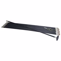 10 cannes de curage/ramonage type PRO technologie Lock Rod (brevet déposé). Conçues en polypropylène flexible ultra-résistant ...