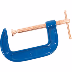 Avec garrot de serrage pour un usage facile. Patin orientable pour le serrage des pièces de formes irrégulières. Filetage cui ...