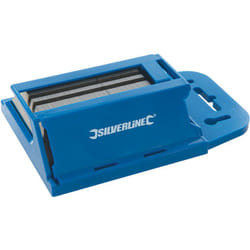 Silverline - Lame de cutter 19 mm trapeze en acier special sk5 - 100 pièces
