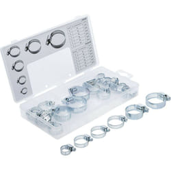 Bgs Technic - Assortiment de 25 colliers de serrage pour durites - type serflex