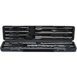 Bgs Technic - Coffret trepans 12 forets burins a maconnerie/beton emmanchement sds de 5 a 20mm