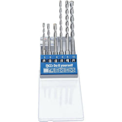 Bgs Technic - Lot de 6 forets emmanchement sds pointe en carbure de tungstene 5 - 10 mm