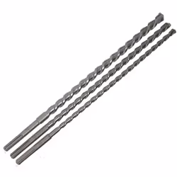 Lot de 3 forets en carbure de tungstène SDS-MAX de 600 mm - Ø 16 mm, Ø 20 mm, Ø 26 mm Ensemble comprenant : 1 x Ø 16 mm - 600 ...