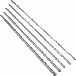 Description générale Ce lot de 5 forets en carbure de tungstène SDS+ est idéal pour vos besoins en perçage. Avec des dimensio ...