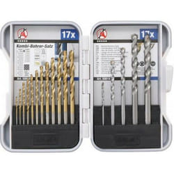 Bgs Technic - 17 forets a metaux et meches a beton de 1,5 a 10 mm