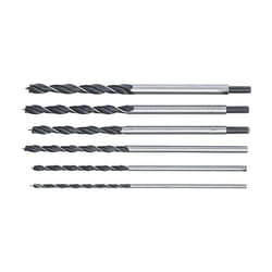 Lot de 6 forets meches a bois extra longues 300 mm de 6 - 14 mm queues reduites