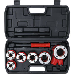 Coffret de 6 filieres plomberie 1/4 - 1 1/4