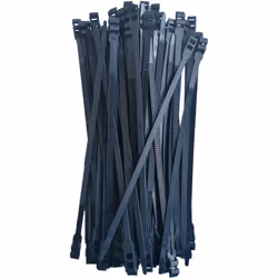 Nos colliers dits de Type "EDF" ou de Type "COLSON" noirs réutilisables Caractéristiques : 100 pièces. couleur : noir diamètr ...