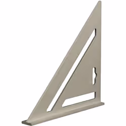 Equerre à corps robuste en aluminium moulé avec graduations impériales en relief faciles à lire. Table de conversion pour la  ...