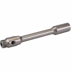 Rallonge de 200 mm à monter sur un porte-trépan pour accroître la profondeur de perçage. Filetages mâle et femelle de 1/2"BSP ...