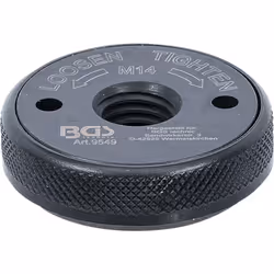 Mandrin de serrage rapide pour toute meuleuse d'angle standard avec filetage de broche M14. Adaptable à toute marque (Makita, ...