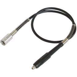 Rallonge flexible compatible avec la plupart des outils rotatifs Silverline, GMC et Dremel. Surface de préhension pour un con ...
