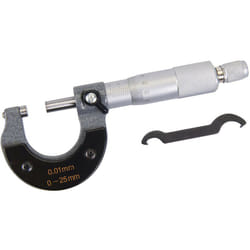 Silverline - Micrometre palmer de precision au 1/100 ème de 0 à 25 mm