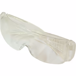 Sur-lunettes de sécurité transparentes à porter devant les lunettes de vue. Verre en polycarbonate résistant aux chocs et ray ...
