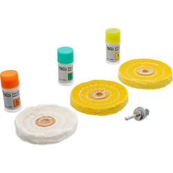 Bgs Technic - Kit de polissage pour metal dur 7 pièces