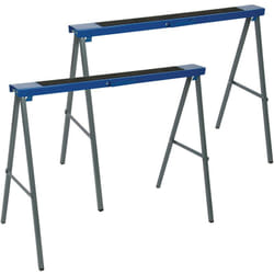 Silverline - Promo jeu de 2 treteaux metalliques charge unitaire 125 kg